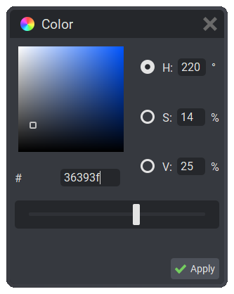 FColorDialog Example